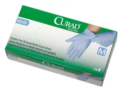 Medline Small Curad Powder-Free Latex-Free Nitrile Exam Gloves (Pack of 1500)
