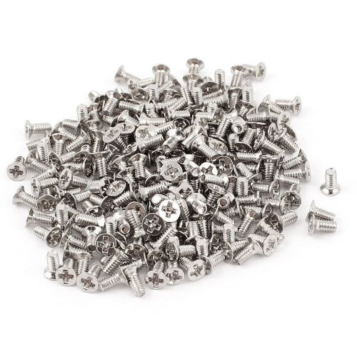 200pcs magnetic recessed crosshead phillips pan head screw bolt 1.7 x 4mm for sale