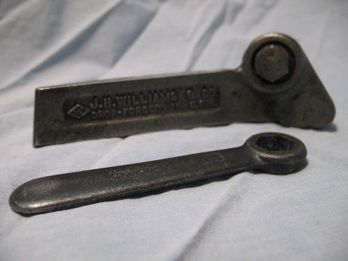 WILLIAMS metal lathe TOOLHOLDER TOOL HOLDER 30-R w WRENCH for South Bend Atlas