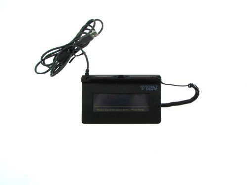 TOPAZ SYSTEMS INC. T-S460 Black Electronic Signature Touch Capture Pad
