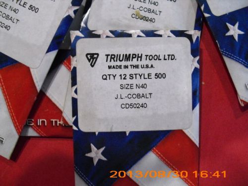 NEW TRIUMPH #40 DRILLS LOT.