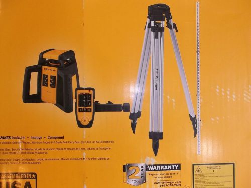 CST/beger Self Leveling Rotary Laser Level, RL25HCK With Tripod 8&#039; grade Rod