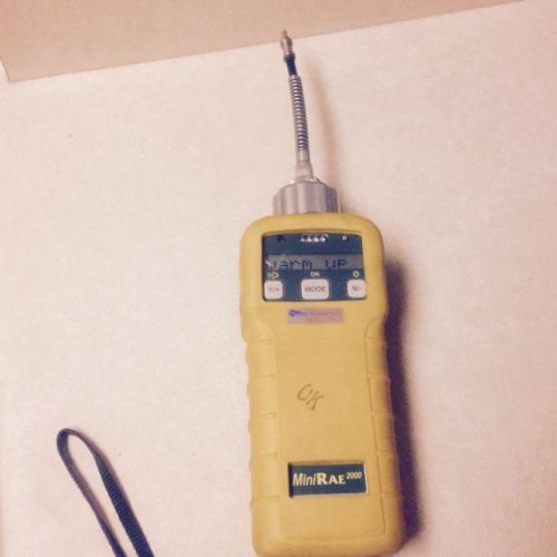 MINI RAE-2000 VOC Gas Monitor Handheld PGM-7600 Filter &amp; AC Adapter