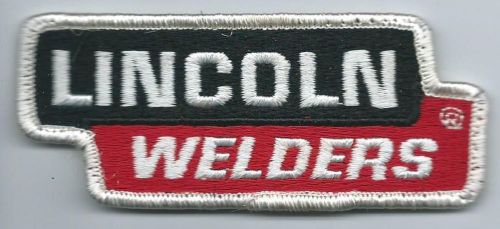 Lincoln Welders patch 1-1/4 X 4-3/8