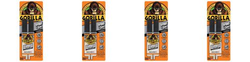 New gorilla glue 406f gorilla epoxy syringe, 4-pack, sets in five minutes for sale