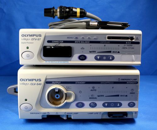 Olympus OTV-S7/ OTV-S7 Autoclave Camera Head/ CLV-S40 VERSA Xenon Light Source