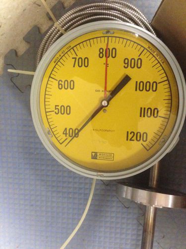 Weksler pressure gauge, 0-1200 psig, 9&#034; face, new! for sale