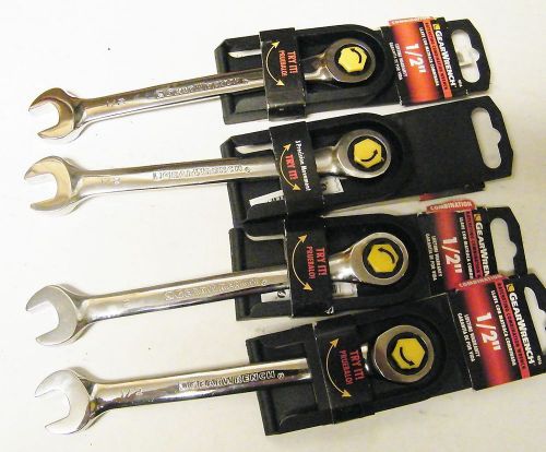 GearWrench NEW  4)  1/2&#034;   Ratcheting Box End Wrenches