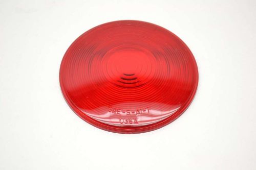 TECHSPAN 731022 RED 4 IN FLUSH STOP TAIL LIGHT LENS REPLACEMENT PART B491687