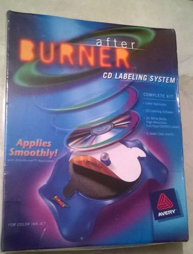 Avery after burner cd labeling system software applicator - new factory sealed for sale