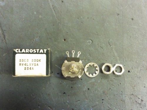 Clarostat 53c2 250K Potentiometer