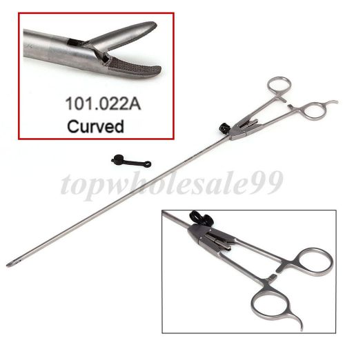 Ce  neu needle holder o type 5x330mm+curved tip laparoscopy  endoscopy  ca for sale