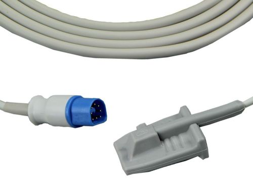 Compatible Adult soft tip SpO2 sensor,8 pins,3m,P8325A Philips M1191BL , 3meter