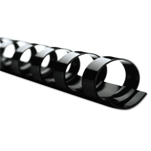 Combbind standard spines, 5/8&#034; diameter, 125 sheet capacity, black, 100/box for sale