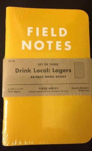 Field Notes Brand: Drink Local Lagers 3-Pack