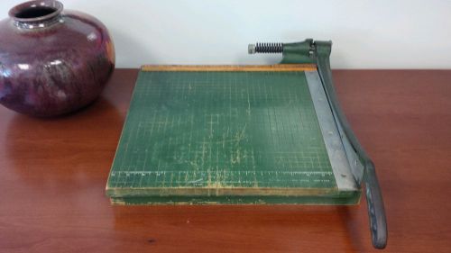 Vintage premier photo materials 16&#034; heavy duty paper cutter for sale