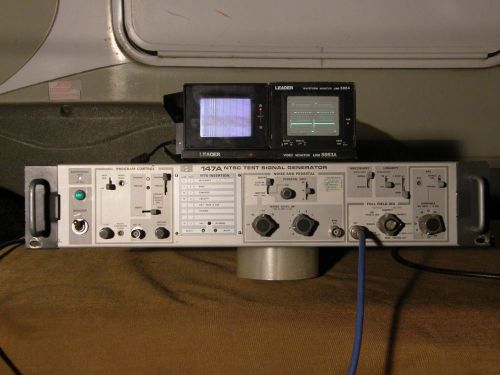 Tektronix 147A NTSC Test Signal Generator Tektronic tested working rack mount