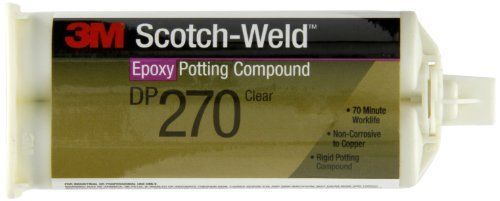 3M Scotch-Weld Epoxy Potting Comlb DP270 Clear, 1.69 fl oz (Pack of 1)