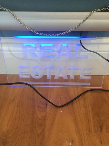 Real Estate light sign