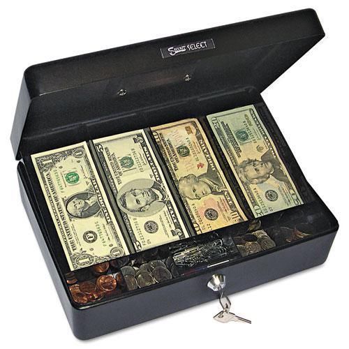NEW PM COMPANY PMC04804 Select Spacious Size Cash Box, 9-Compartment Tray, 2
