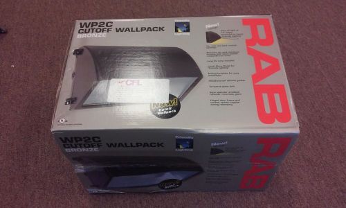 RAB Cutoff Wallpack Light Fixture  42W WP2CF42 Compact Fluorescent CFL 11920