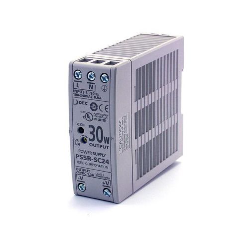 IDEC PS5R-SC24 AC/DC Power Supply Single-OUT 24V 1.3A 30W, US Authorized Dealer