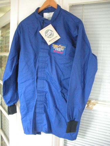 Stanco temp test electrical arc flash protection 8.6cal/cm2 size large   blue for sale