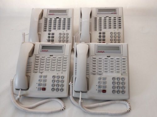Avaya Lucent Partner 34D Telephones - White - Lot of 4