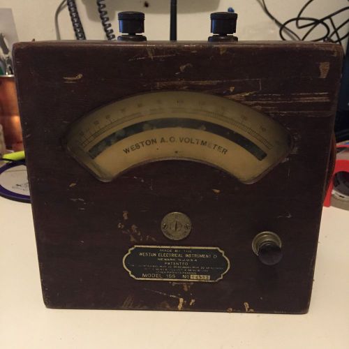Vintage A.C. Voltmeter by Weston