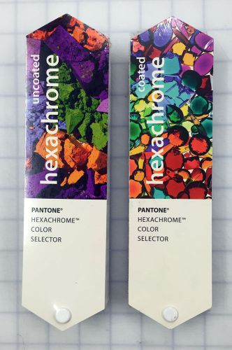Pantone PMS Hexachrome Color Selector Guides Coated and Uncoated NEW