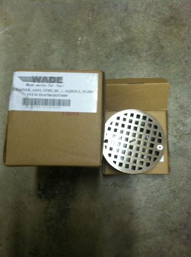 5-Wade STD5 5&#034; Round Floor Drain Strainer Assembly