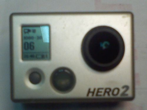 GO PRO HERO 2 used working with waterproof case used as is working