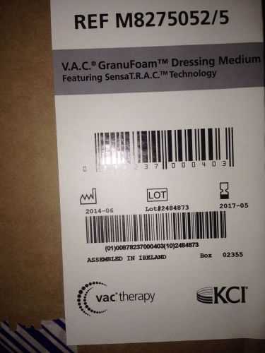 V.A.C. GranuFoam Dressing Medium for KCI x5 Wound VAC Therapy