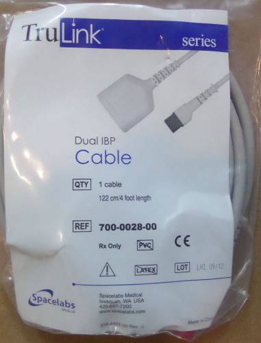 SPACELABS Tru-Link Dual IBP Cable 700-0028-00