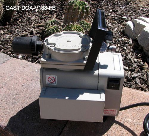 Gast air compressor &amp; vacuum pump - well cared for condition for sale