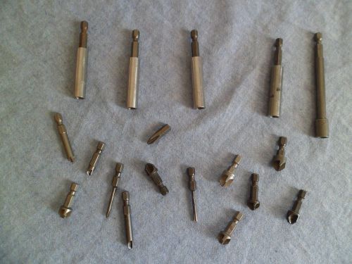 18 pc assorted apex torque hex bit set + 490 magnetic bit holders aircraft tools for sale