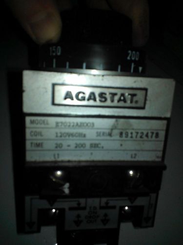 Agastat Timing Relay 20 - 200 Seconds