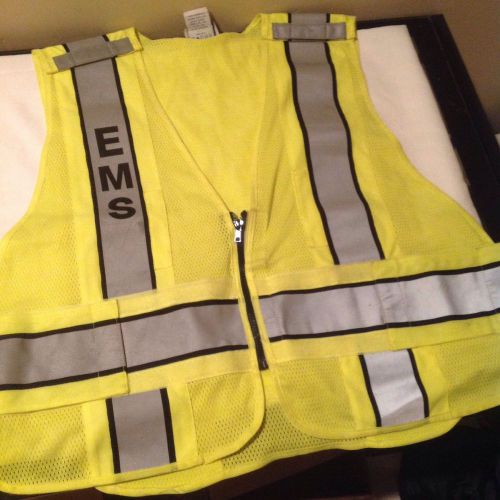 Ems emt medic reflective safety vest l-xl-2xl for sale