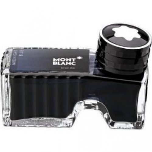 Montblanc Bottle Ink Refill Midnight Blue 109204 Non Permanent