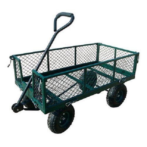 Wagon steel heavy duty green mesh for sale