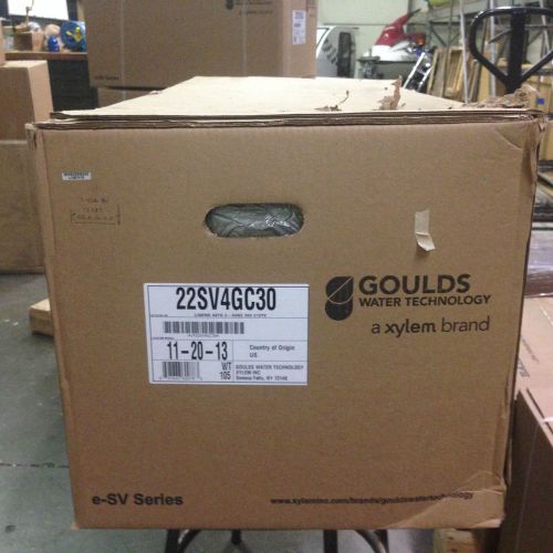Goulds 22sv4gc30 4 stg ss esv vertical water pump liquid end grundfos cr32 cr 32 for sale