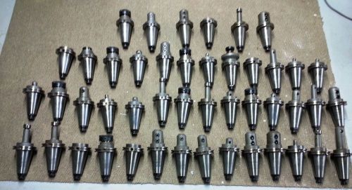 50 taper cnc command tool holders - lot of 46 for sale
