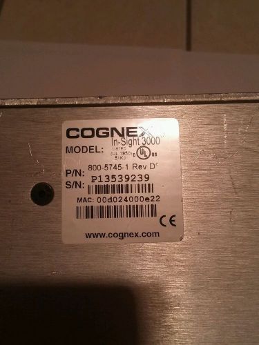 Cognex in-sight 3000
