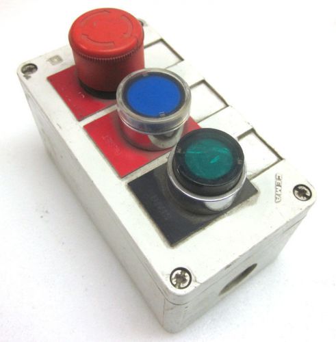 CEMA Push Button Operator Interface Panel Enclosure Start Reset E-Stop Buttons