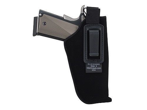 Blackhawk 73ir01bk-r black rh inside-the-pants 3&#034;-4&#034; barrel medium gun holster for sale
