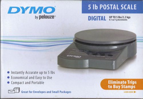 DYMO 5 Lb POSTAL SCALE:  Digital Scale weighs up to 5 Lbs - NEW IN BOX