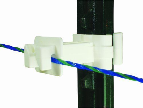 Field Guardian T-Post Extension Polywire Insulator  3-Inch  White