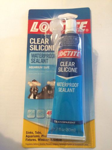 Loctite clear silicone 2.7 ounces #908570 waterproof sealant NEW