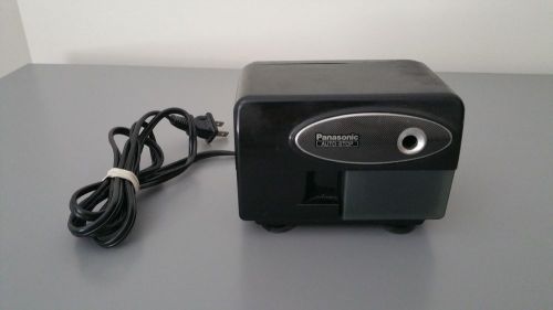 Panasonic Electric Pencil Sharpener KP-310 with Auto-Stop Black TESTED + WORKS!
