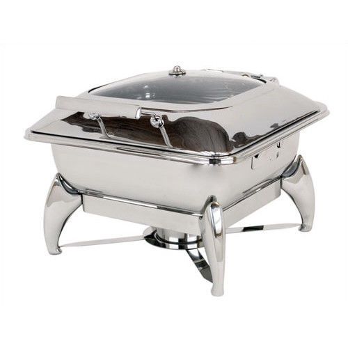 Buffet Enhancements New Age Large Square Chafing Dish with Glass Lid